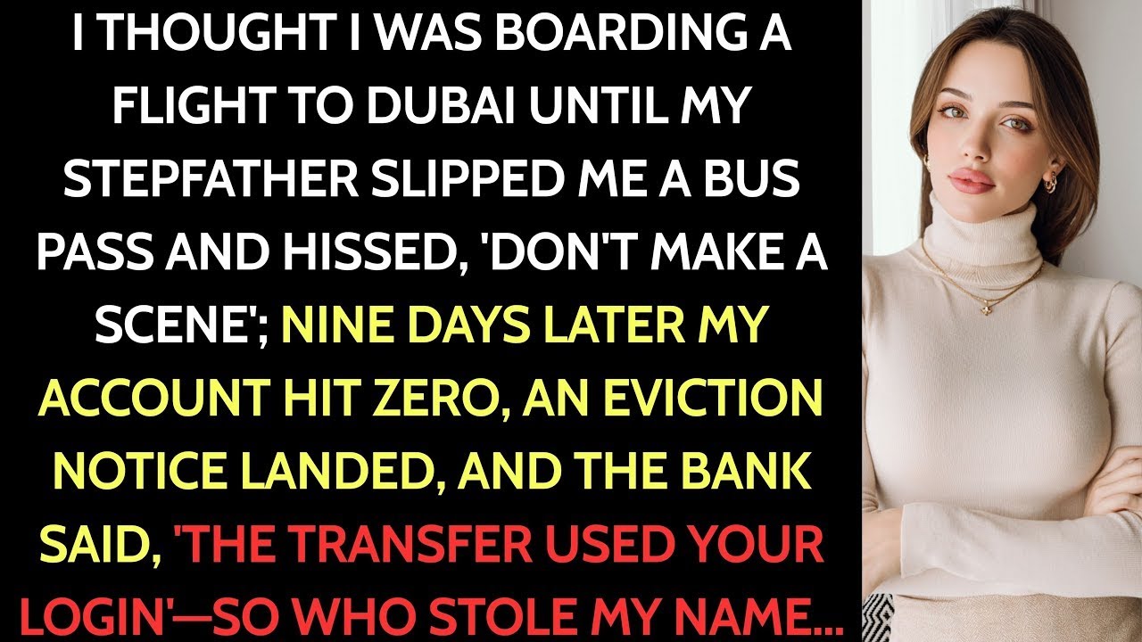 At the airport they flew to dubai, left me a bus ticket    when they returned, everything changed !!