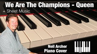 We Are The Champions - Queen - Piano Cover + Sheet Music