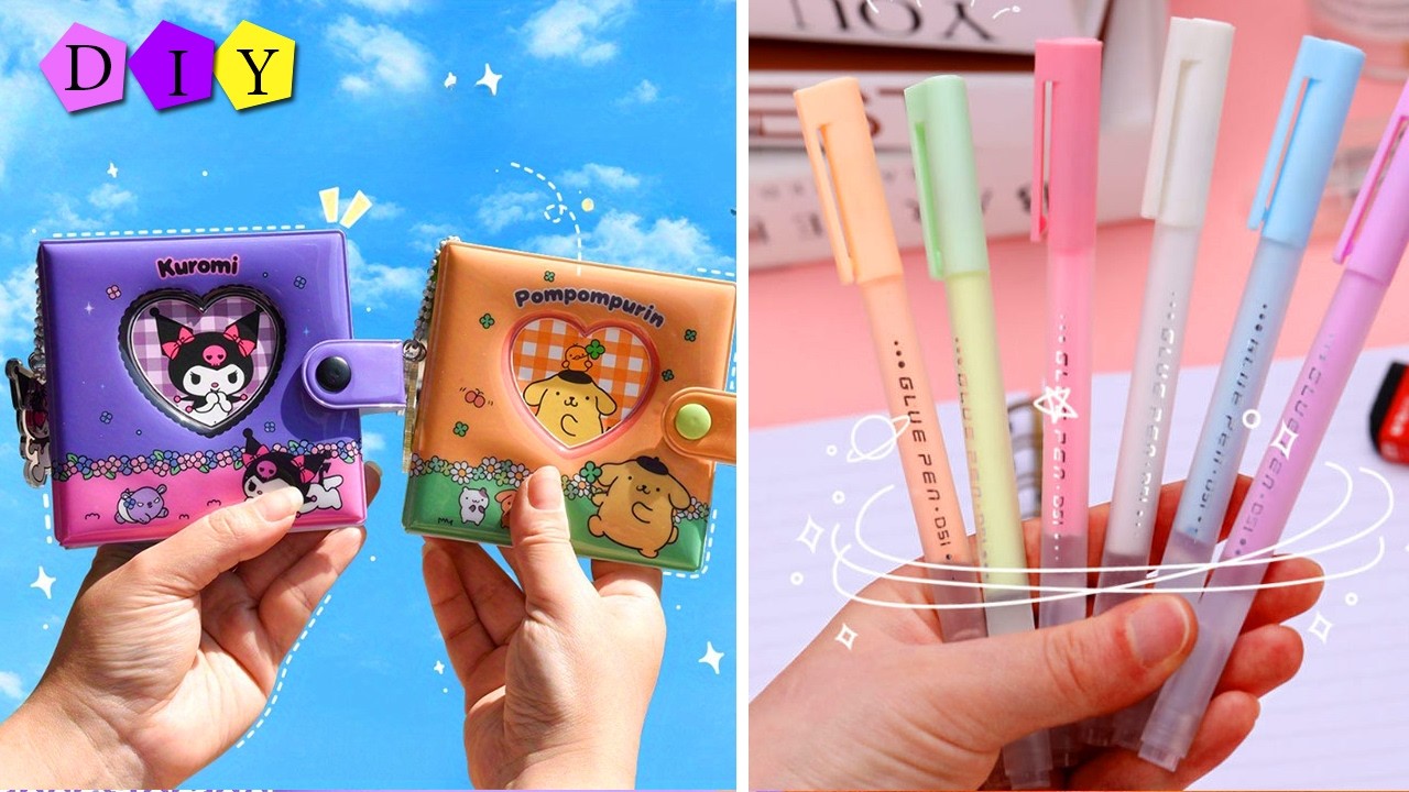 How to make beautiful stationery🌷/ DIY crafts stationery / homemade art and craft supplies