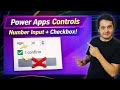 [2026] Power Apps Controls Tutorial: Number Input and Checkbox Explained
