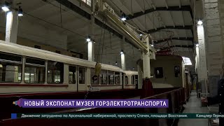 Грузовой трамвай «Американка» представили в Петербурге после реставрации