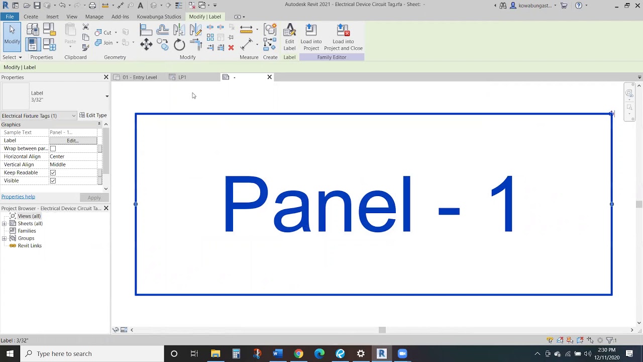 Tagging Electrical Devices in Revit YouTube