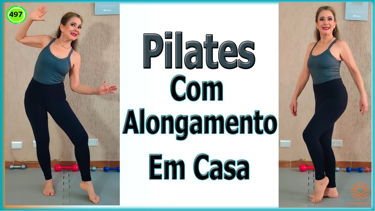 Alongamento Com Pilates Vídeo 497 YouTube
