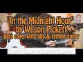 In the midnight hour by wilson pickett  bass  guitar cover with bass tabs