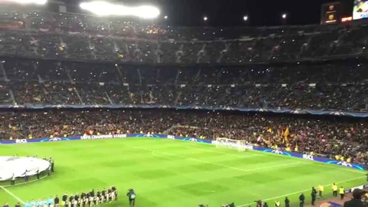 Camp Nou 24/11/2015. FCBarcelona vs AS Roma. UEFA Champions League - YouTube