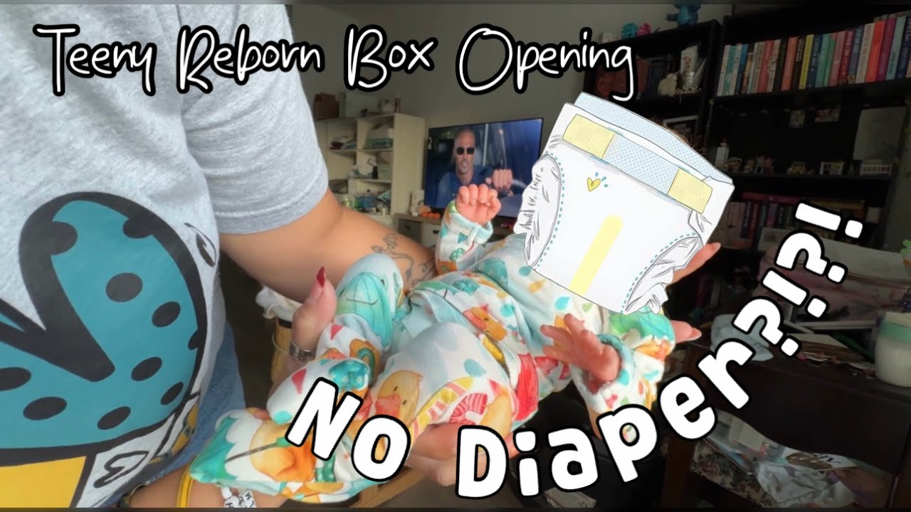Без подгузника?!?! Открытие коробки Reborn