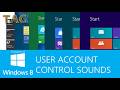 Evolution of Windows 8 User Account Control Sounds