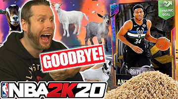 END GAME GOAT PACKS!? Goodbye NBA 2K20 :-(