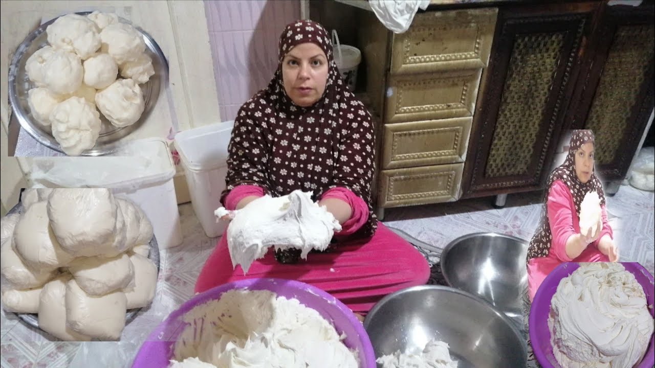 قبل رمضان ما يبدأ ✋ شوفوا الزبدة البلدي دي اتعملت إزاي 🧈🔥