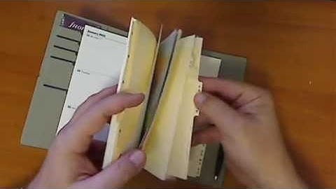 Kent from Oz Unpacks His Filofax Domino Personal Slate - The Australian Way