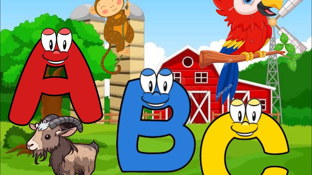 ABC Phonic Kids song, Kids learning animated song#abc #abcsong # ...