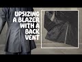 Laurs Upsizes a Blazer with a Back Vent