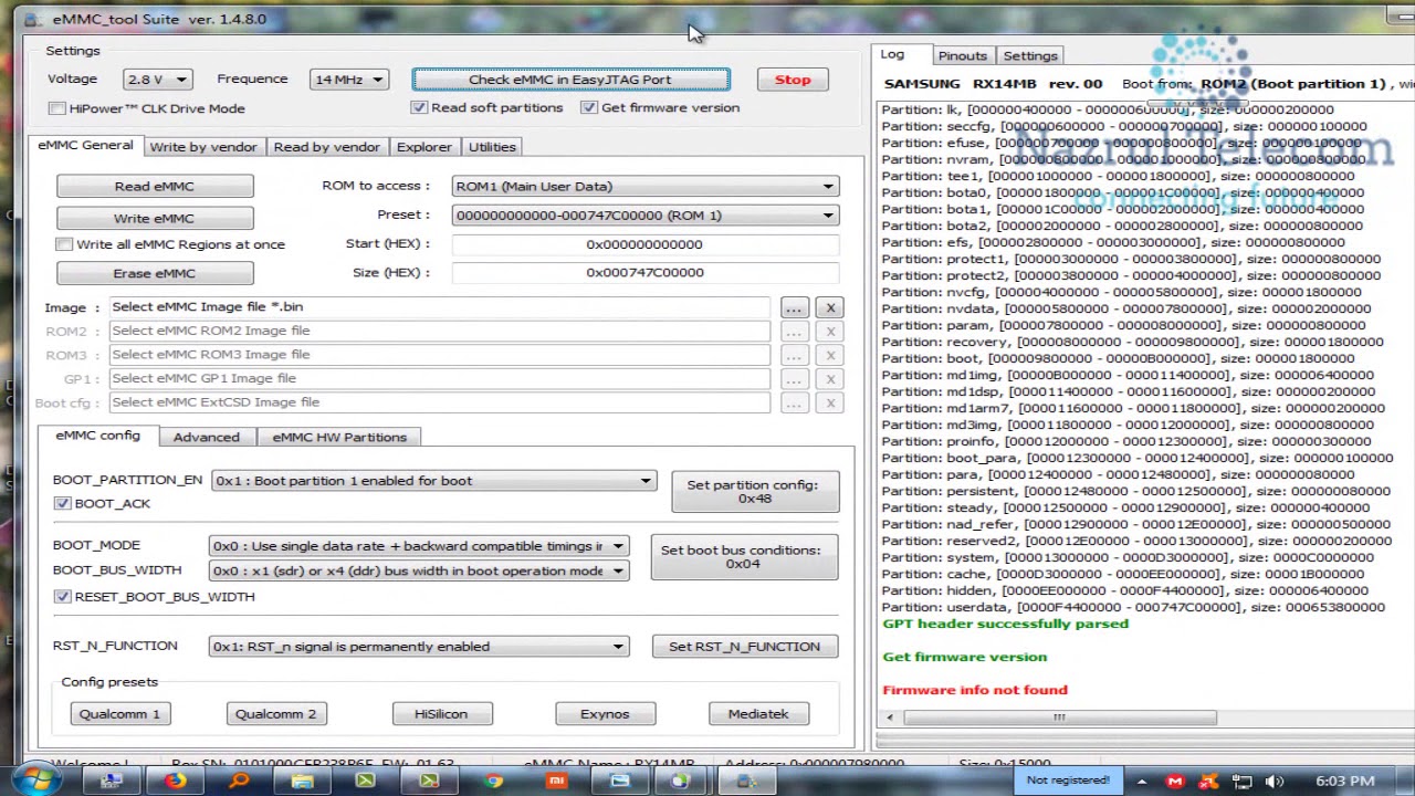 Samsung SM-G615f Dead Boot Repair Done