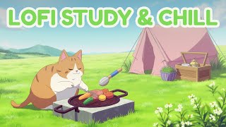 Soft Autumn Lofi Beats for Focus: Cute Cat's Calm Morning Grill | Study & Chill screenshot 5