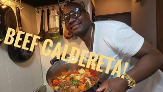 Beef Caldereta(🇵🇭)/Rosti Ya Nyama(🇹🇿): How To Cook Beef Caldereta- Masunga John/マスンガジョン
