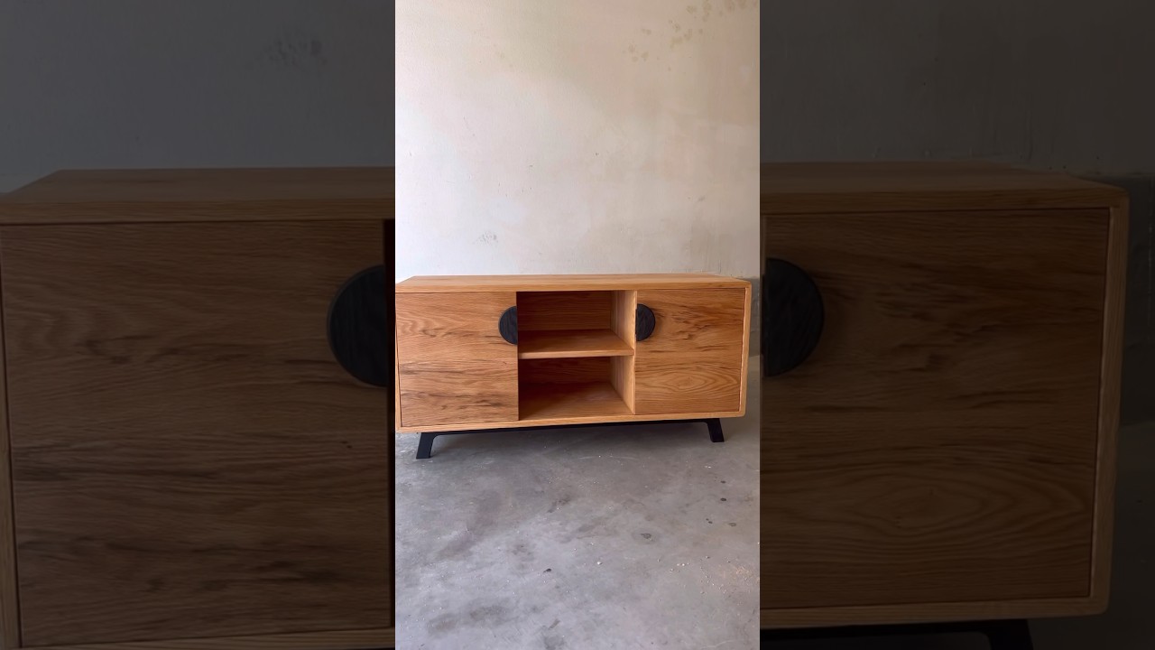 Building a Credenza Start to Finish #woodworking #furnituremaker