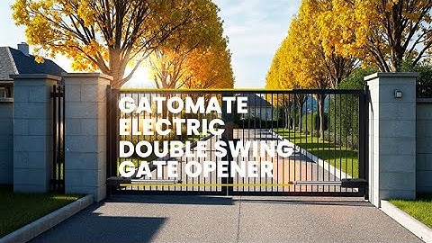 Gatomate Electric Double Swing Gate Opener all features