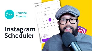 Schedule Content to INSTAGRAM with Canva