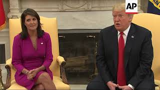 Nikki Haley resigns as Trump's UN ambassador