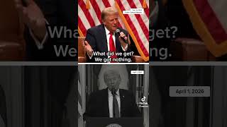 Donald Trump then vs now talks