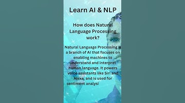 What is Natural Language Processing? - Explained in 15 Seconds #shorts #ai