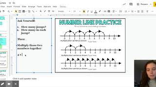 Number Lines - Google Slides