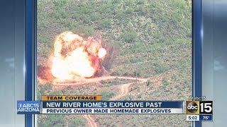 New River home's explosive past