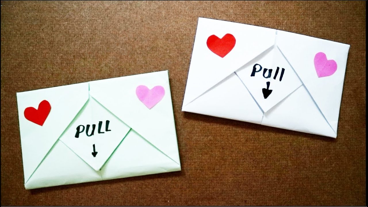 พับจดหมาย วิธีพับจดหมายวันวาเลนไทน์ ขั้นตอนพับจดหมาย ทำการ์ด Make card valentine's day. Origami card