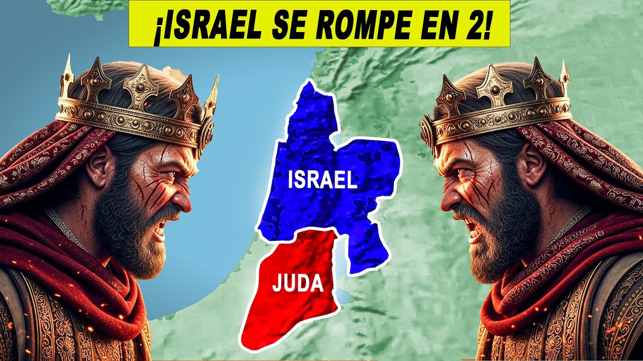 Israel y Judá la División del Pueblo de Dios en un Mapa