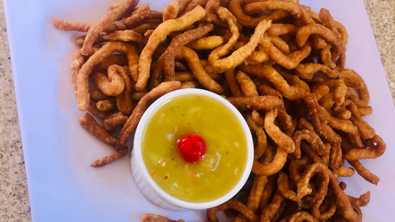 HOW TO MAKE RAT TAILS/ CHICKEN FOOT/ SALT SEV 🇬🇾 GUYANESE SNACK 🇬🇾 IN THE KITCHEN WITH LYNN