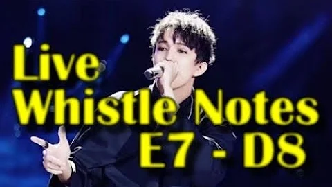 Dimash Kuidaibergen - Live Whistle Notes [ E7 - D8 ] (迪玛希的高音) (Димаш Свистковый регистр)