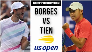 Nuno Borges vs Learner Tien | US Open 2026 | Tennis Prediction Today