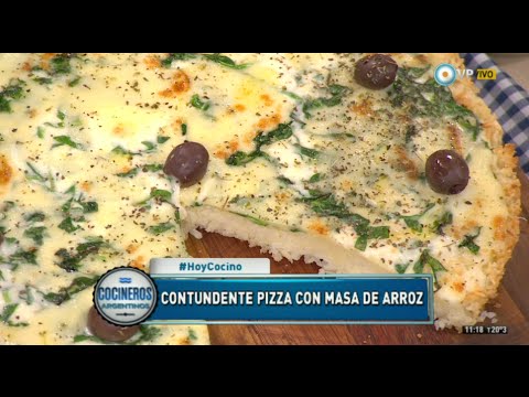 Video: Pizza Con Arroz Y Verduras