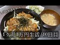 【1ヶ月1万円生活10日目】鶏もも肉丼でご飯がすすむレシピ