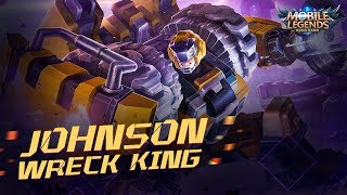 Johnson new skin | Wreck King | Mobile Legends: Bang Bang!