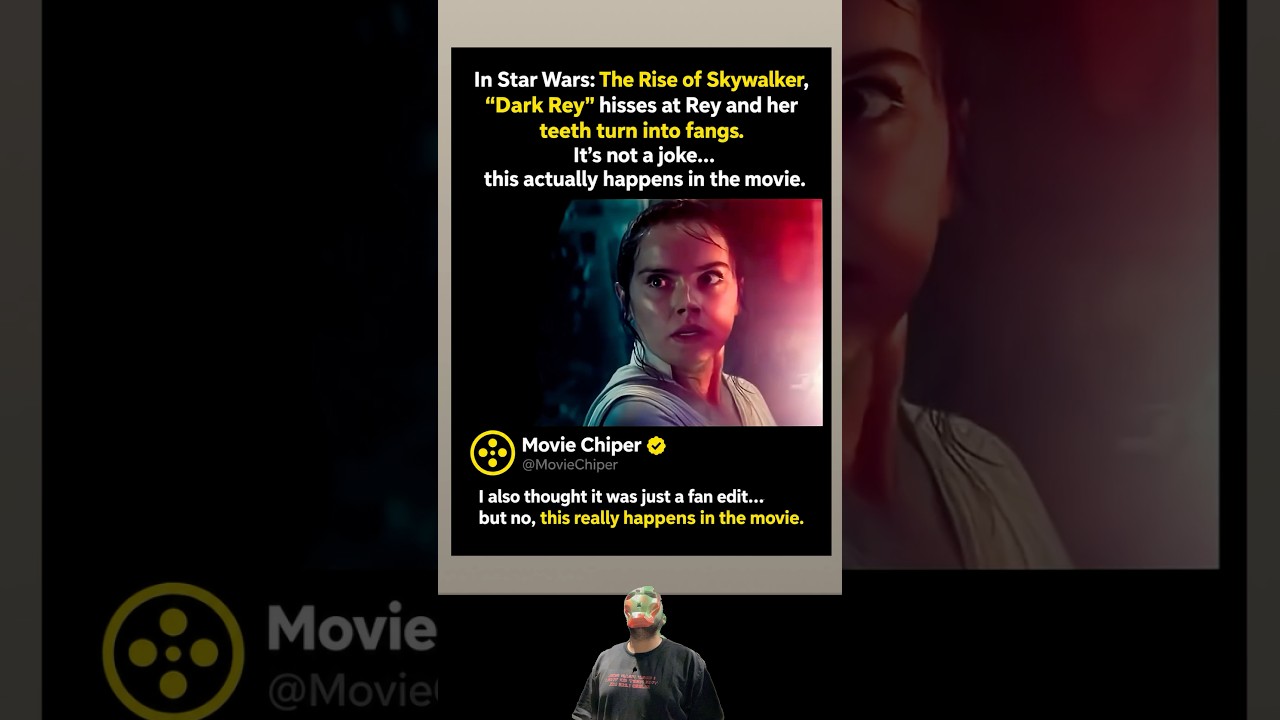 Dark Rey’s Creepy Secret 😱 | Star Wars Movie Detail #shorts