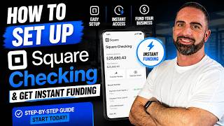 How to Set Up Square Checking & Get Instant Funding (Step-by-Step Demo)