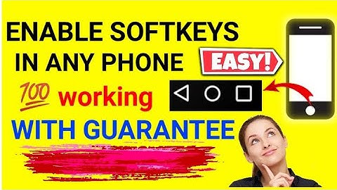 Enable softkeys in any phone. 💯 easy and working trick. #HACKERMEEMA
