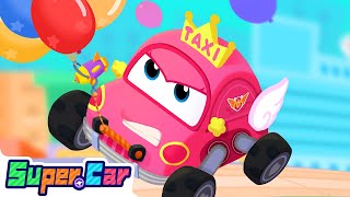 The Great Balloon Escape![NEW] | Taxi Adventures & Super Car Rescue | Kids Cartoons & Car Songs🚕🚗