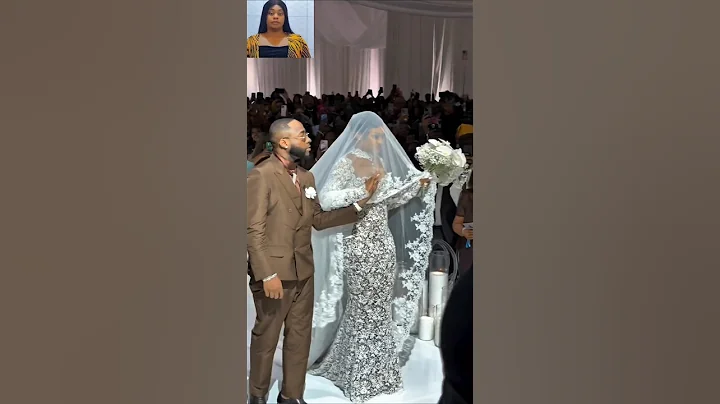 Watch  davido's wife Chioma’s unforgettable moment on her wedding