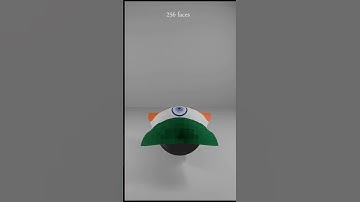Indian Flag in Blender Simulation | #blender3D #3dart #learning #india #3danimation #simulation