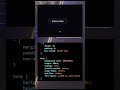 🚀 Magnetic Liquid Button Effect in HTML CSS JS #shorts #coding#htmlcssjavascript