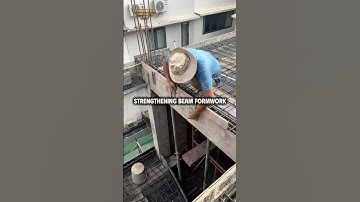 Strengthening Beam Formwork #engineerthong #construction #shorts