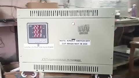 Cvt Constant Voltage Transformer | Available on IndiaMART