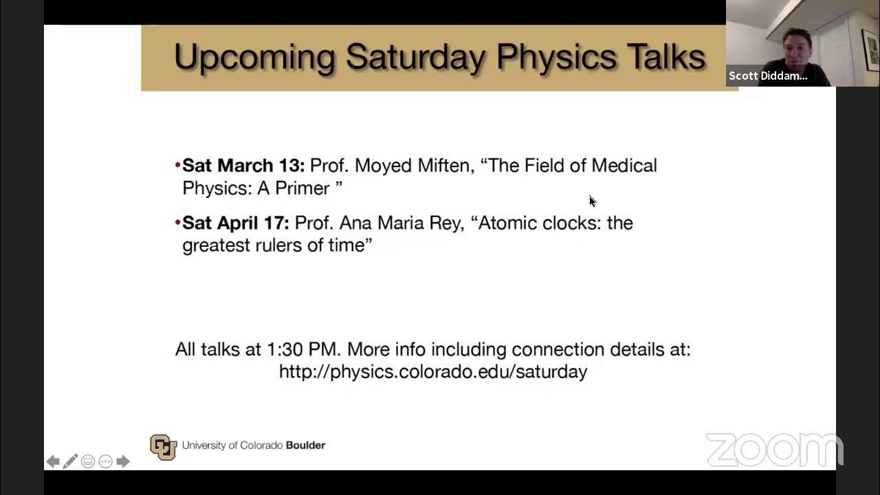 Saturday Physics Lecture Series, "Can you Count to One Quadrillion in a Second?" YouTube