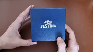Unboxing 📦 Festina Chronograph Square Green Watch (F206363/3)