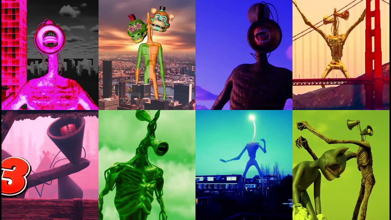 Mix - Siren Head New Coffin DanceMemeSong Cover 