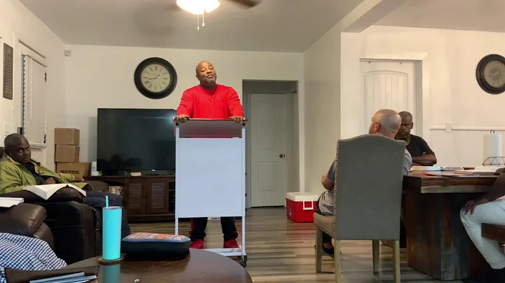 Bible study Pastor Reginald Curry