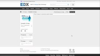 EDX Groups Tutorial