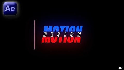 After Effects Tutorial - Elegant title animation - No Plugins